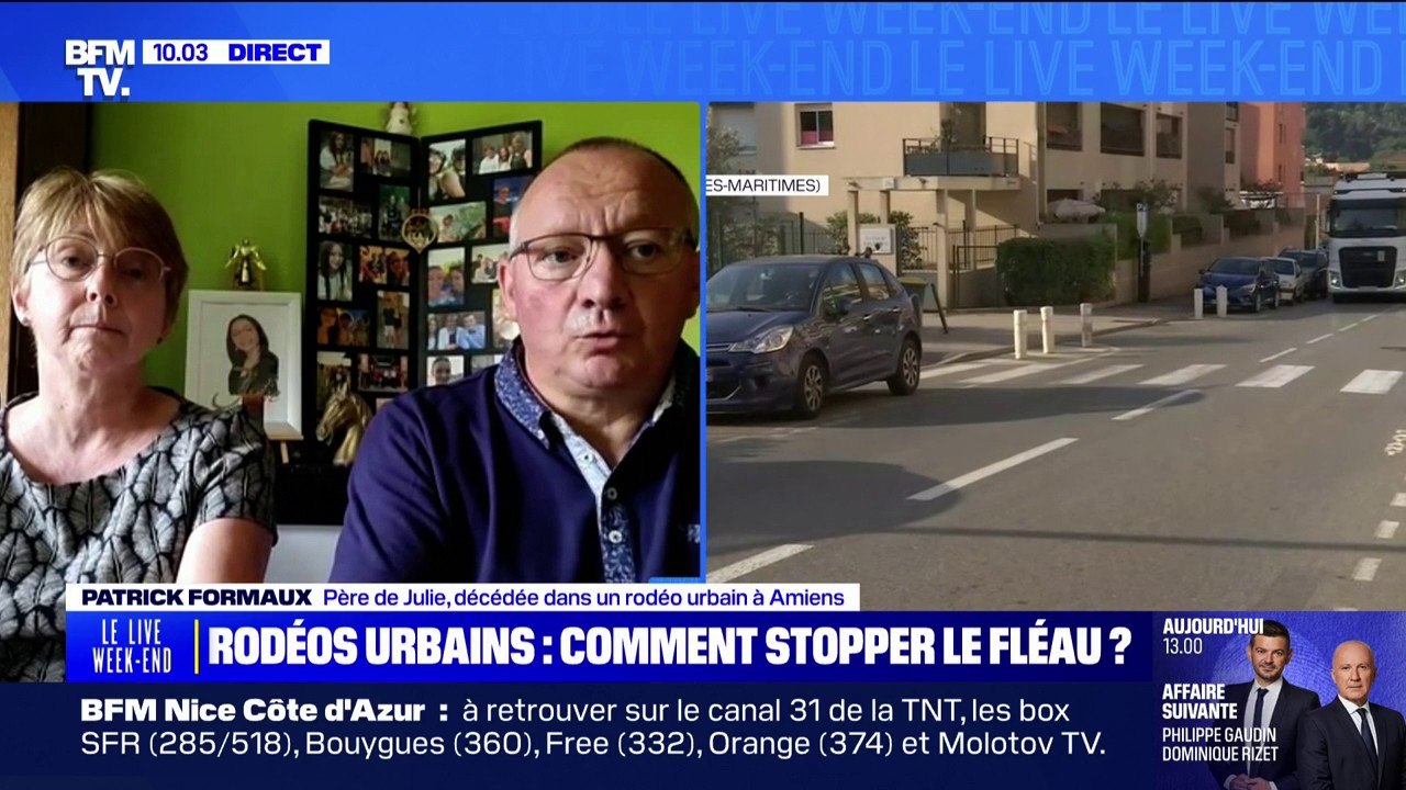 "Nous sommes toujours dans la souffrance", raconte Patrick Formaux, le père de Julie, décédée en juillet 2021 dans un rodéo urbain à Amiens