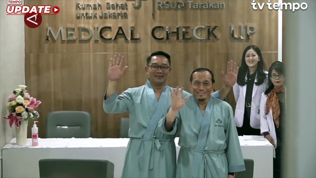 Pilkada Jakarta 2024 Ridwan Kamil-Suswono Menjalani Pemeriksaan Kesehatan