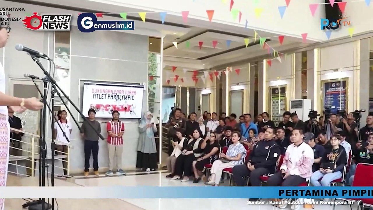 MENPORA Dito Ariotedjo Menghadiri Press Conference Dukungan Para Juara untuk Atlet Paralympic