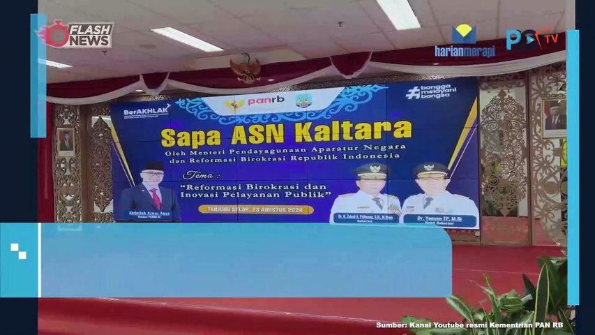 Dorong Digitalisasi di Kaltara, Menteri Anas: Utamakan Interoperabilitas Bukan Bangun Aplikasi Baru