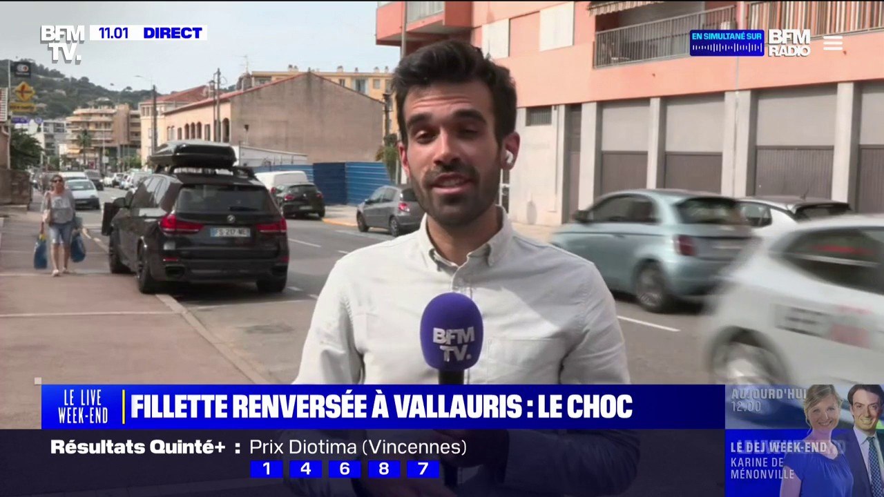 Fillette renversée par une moto: le choc et l'é...
