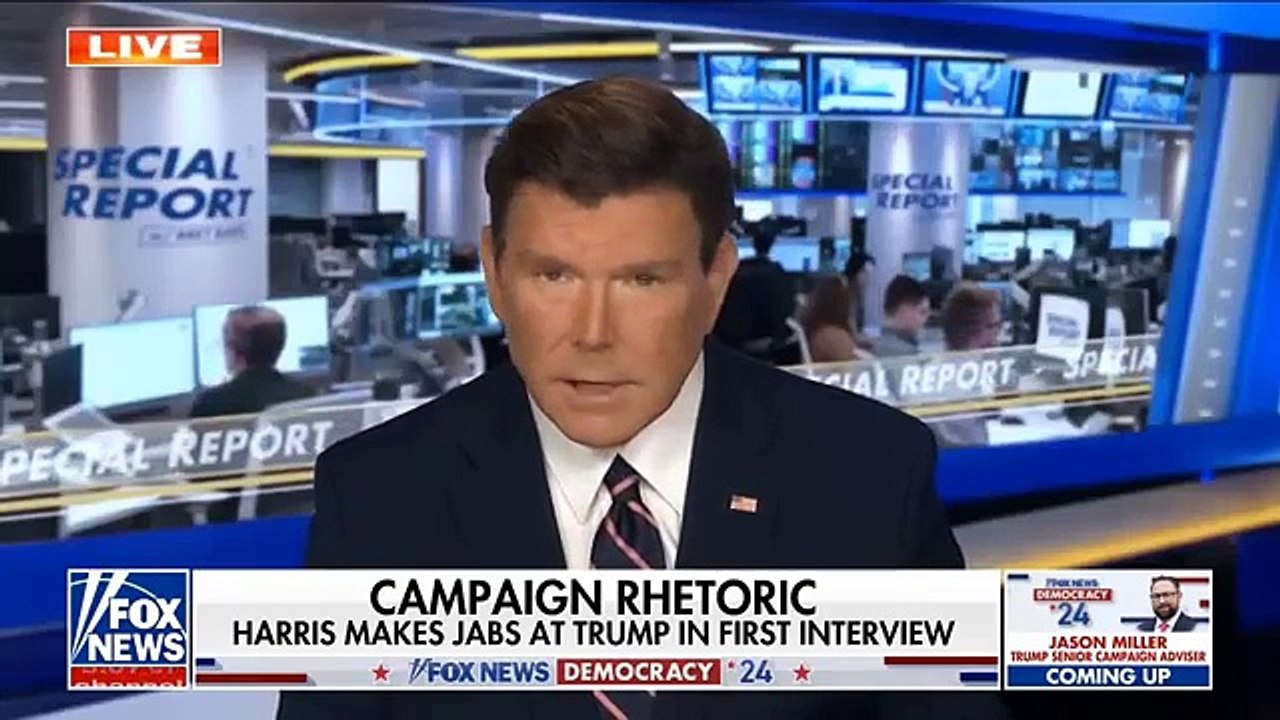 Special Report with Bret Baier 8/30/24 Full End Show | Fox Breaking News August 30 2024