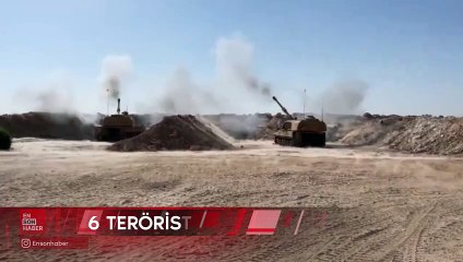Irak ve Suriye'nin kuzeyinde 6 PKK'lı etkisiz hale getirildi