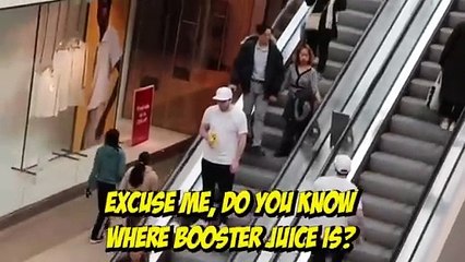Triplets Respawn on Escalator Prank!