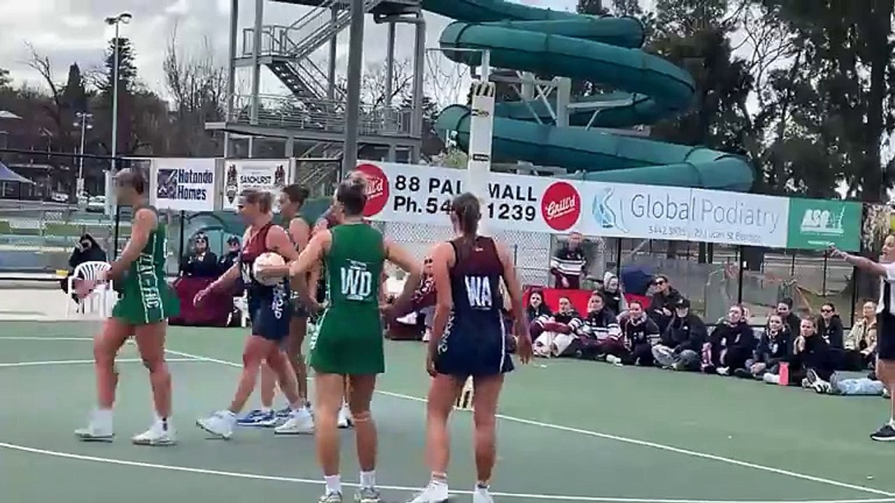 2024 BFNL A-grade netball qualifying final: Sandhurst v Kangaroo Flat (final quarter)