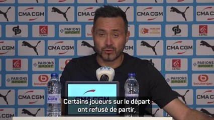 Marseille - De Zerbi : "On ne peut pas espérer tout résoudre en un seul mercato"
