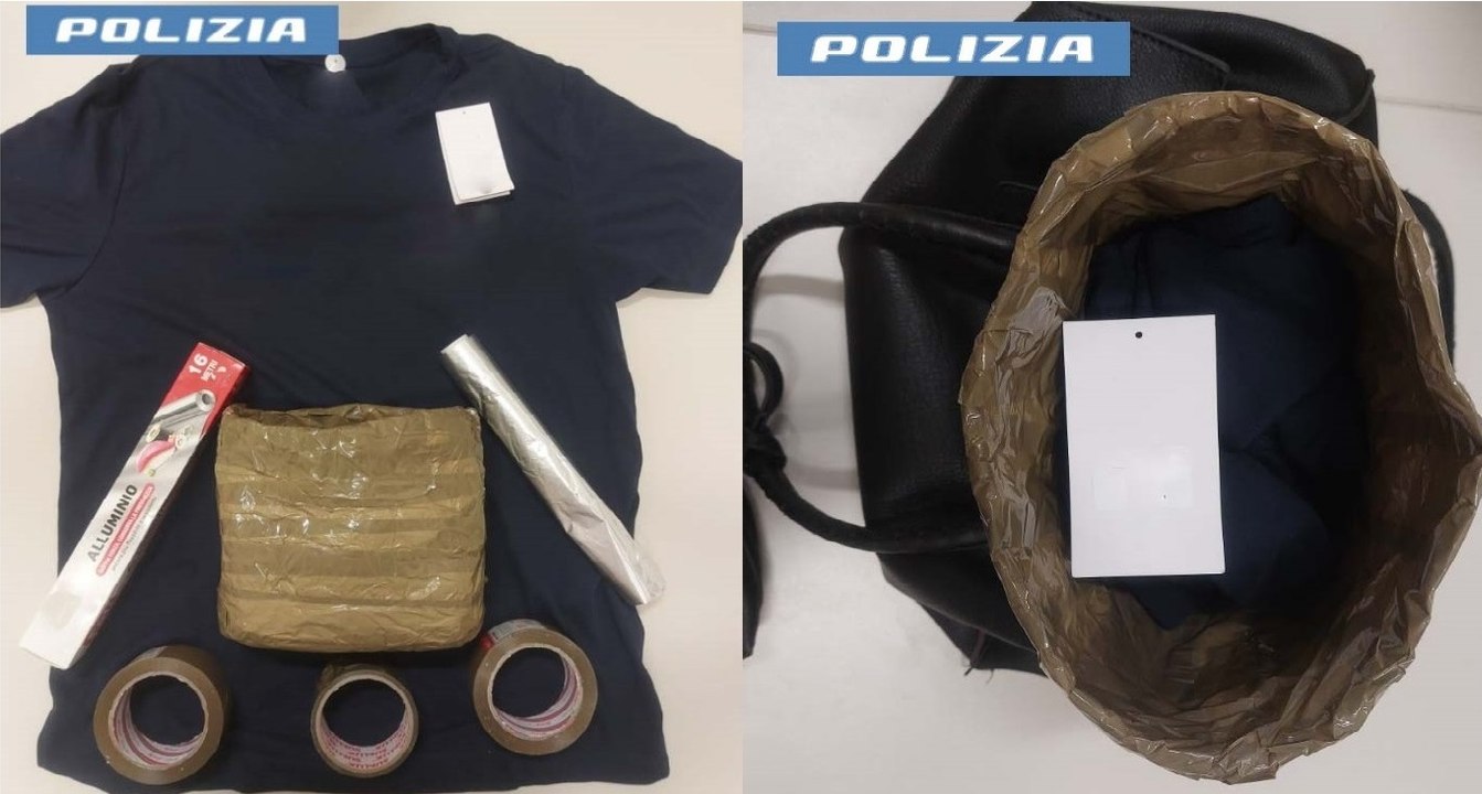 Rubano occhiali in un negozio con borse "schermate": arrestati dalla Polizia (31.08.24)