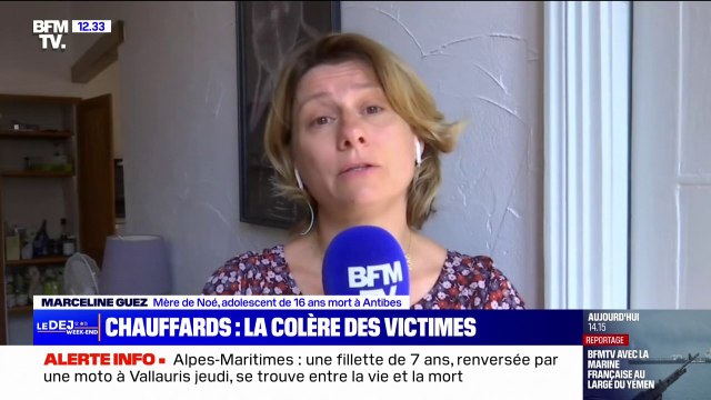 “Il avait toute la vie devant lui, nous n’avons que notre tristesse”: raconte la mère de Noé, victime d’un rodéo urbain en juin 2022