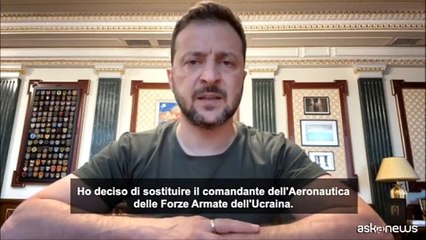 Download Video: Ucraina, Zelensky licenzia il comandante delle forze aeree