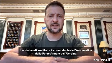 Ucraina, Zelensky licenzia il comandante delle forze aeree