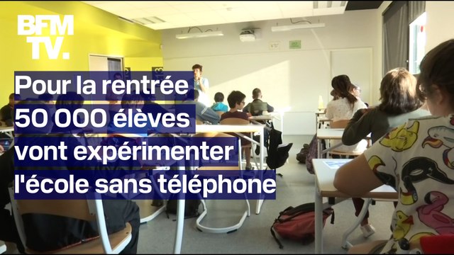 Dès la rentrée, 50.000 élèves vont expérimenter l'école sans téléphone