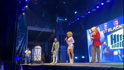 Spice Girl Mel B switches on Blackpool Lights (shortened)