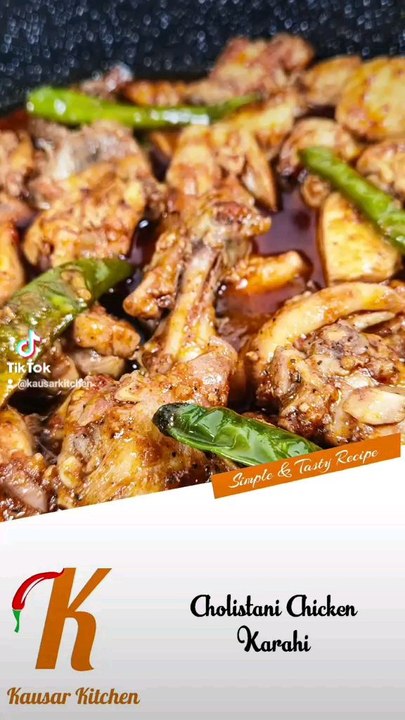 Cholistani Chicken Karahi