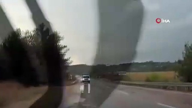 Baba ve kızının öldüğü korkunç kazanın görüntüsü ortaya çıktı!