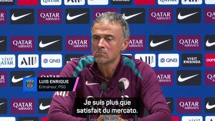 Luis Enrique : "Nous avons réalisé un excellent mercato"