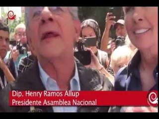 RAMOS ALLUP llama a la CALLE este 28 de Octubre