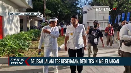 Selesai Jalani Tes Kesehatan, Dedi Mulyadi: yang Paling Capek Bukan Kampanye, Tapi Tes Ini