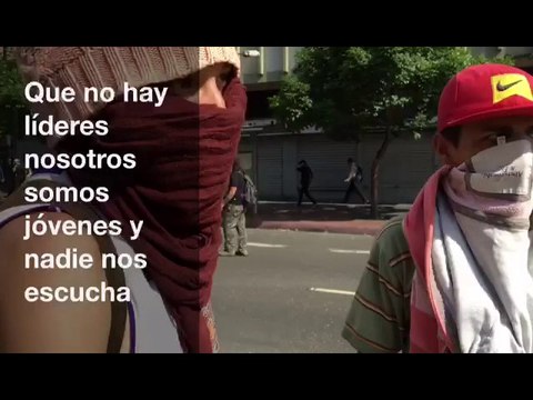 Nos mandan a matar a esos malditos y no hay líderes: Encapuchados frustrados