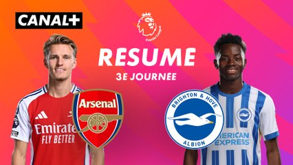 Le résumé de Arsenal / Brighton - Premier League 2024-25 (J3)