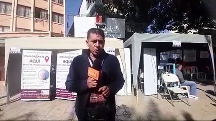 continúan las filas en los diferentes puntos de empadronamiento