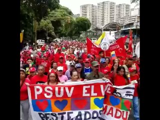 Marcha de trabajadores revolucionarios en Caracas 1° de Mayo de 2017