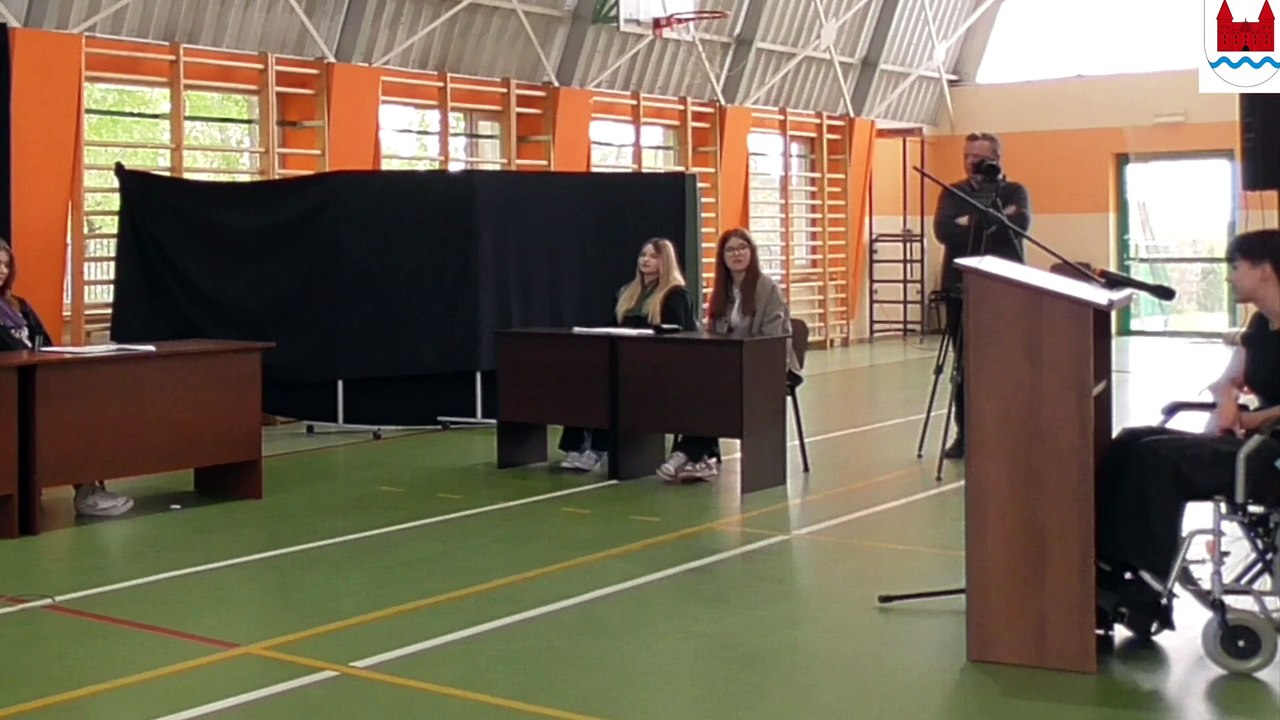 Symulacja rozprawy karnej z udziałem młodzieży szkolnej dla mieszkańców Powiatu Nidzickiego