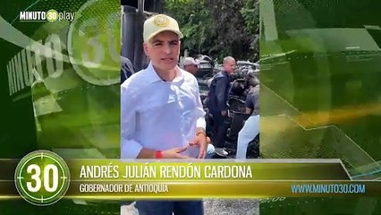 Télécharger la video: El Gobernador de Antioquia visitó Valdivia tras atentado en la vía Medellín-Costa Atlántica