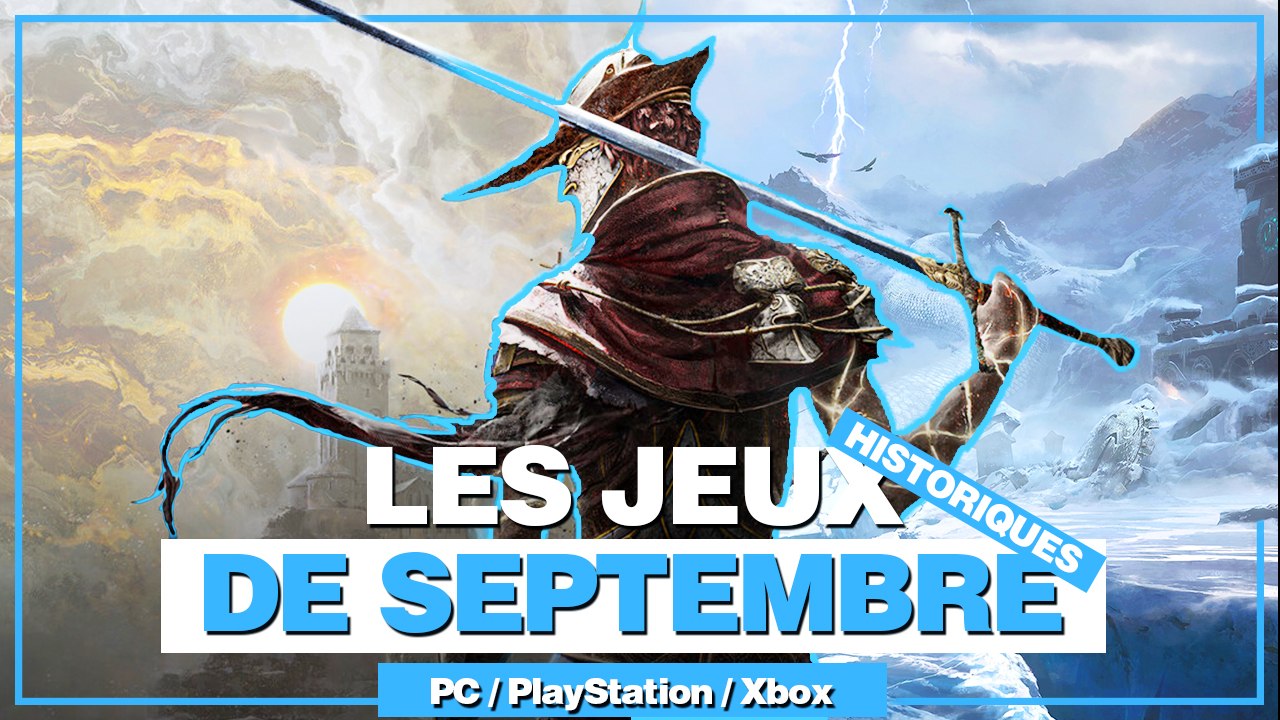 Top 9 des jeux vidéos historiques de septembre 2024 ⚜️ PC/Playstation/Xbox