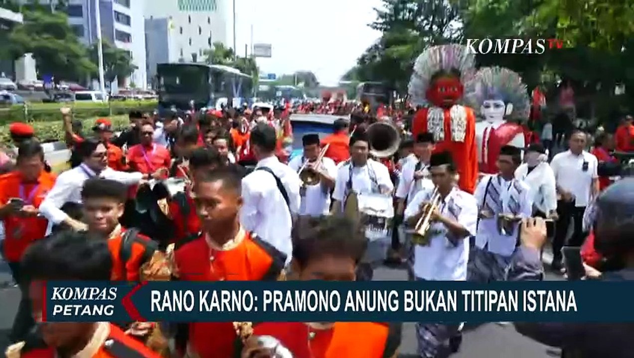 Bacawagub Jakarta, Rano Karno Tegaskan Pramono Anung Bukan 'Titipan Istana'