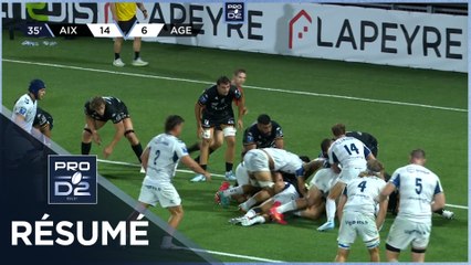 PRO D2 Saison 2024-2025 J01 - Résumé Provence Rugby - SU Agen