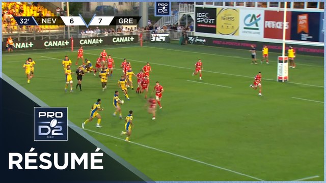 PRO D2 Saison 2024-2025 J01 - Résumé USON Nevers - FC Grenoble Rugby