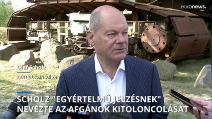 "Egyértelmű jelzésnek" nevezte a német kancellár a 28 afgán elítélt kitoloncolását