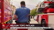 Konya'da doğum günü kutlamasında helyum gazının bulunduğu tüp patladı