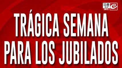 Todo mal: jubilados argentinos vivieron su semana más trágica
