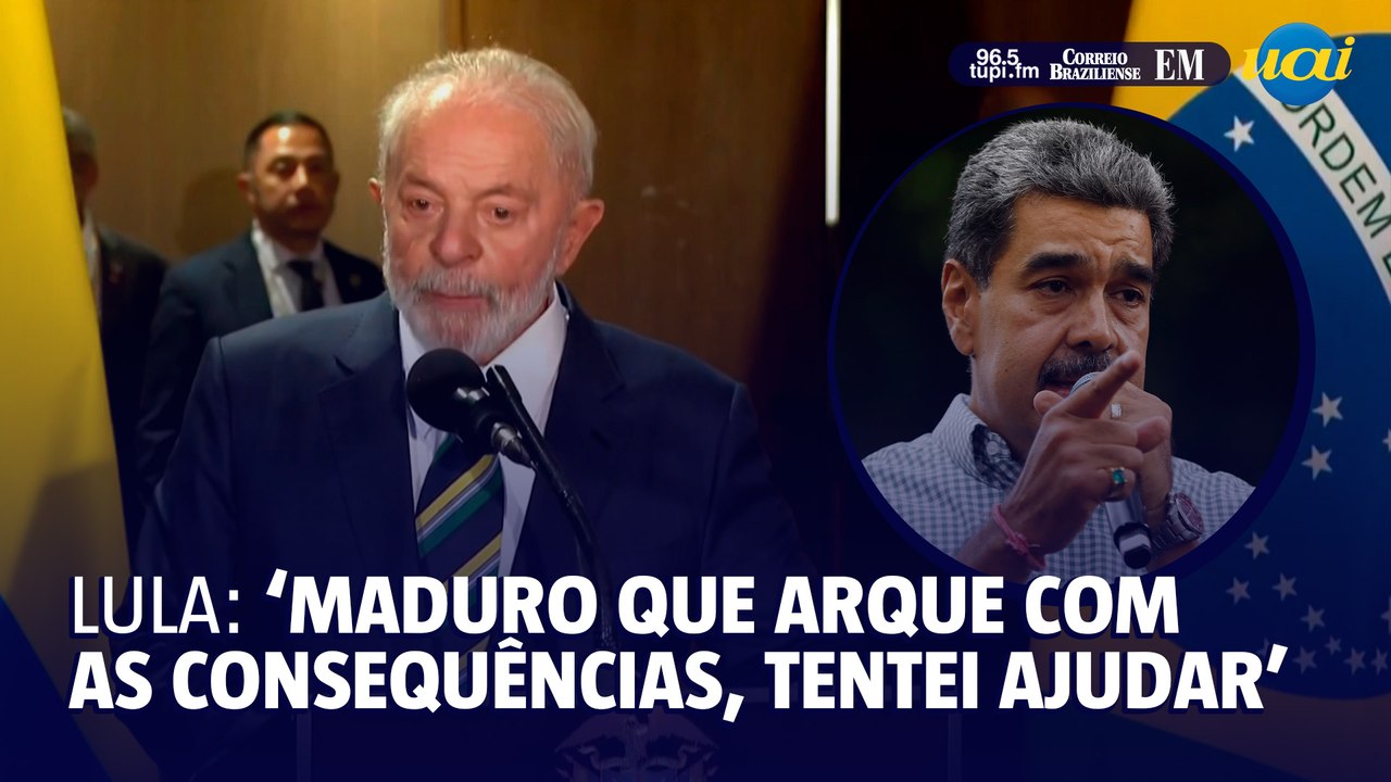 Lula diz que não reconhece vitória de Maduro
