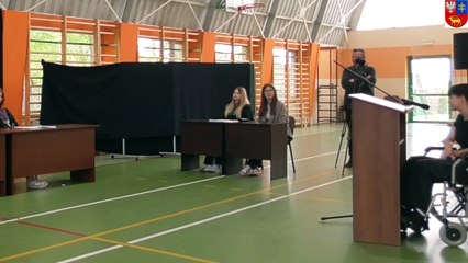 Symulacja rozprawy karnej z udziałem młodzieży szkolnej dla mieszkańców Powiatu Parczewskiego