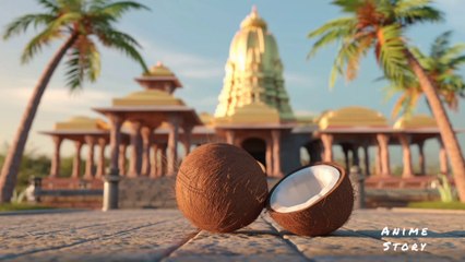 नारियल की उत्पति की कहाणी ||"नारियल का रहस्यमय पौराणिक महत्व ||pouranik kahani ||mythological story #viral #viralvideo