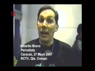 Entrevistas INÉDITAS en RCTV 27 Mayo 2007 (PARTE 3)