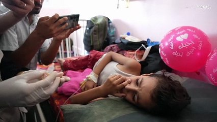 Γάζα: Ξεκινούν οι εμβολιασμοί κατά της πολιομυελίδας σε παιδιά