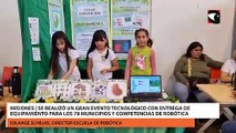 Misiones  Se realizó un gran evento tecnológico con entrega de equipamiento para los 78 municipios y competencias de robótica