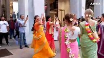 Milano, la festa degli Hare Krishna