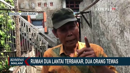 Kakak-Beradik Jadi Korban Kebakaran Rumah 2 Lantai di Bekasi