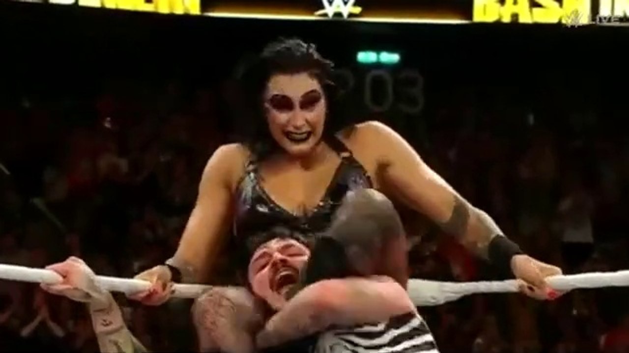 Damian Priest & Rhea Ripley Vs Dominik Mysterio & Liv Morgan Mixed Tag-Team Match - WWE Bash In Berlin 31.08.2024 Highlights