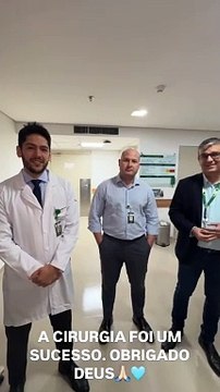 VÍDEO: Carlinhos Maia atualiza estado de saúde do pai, após cirurgia