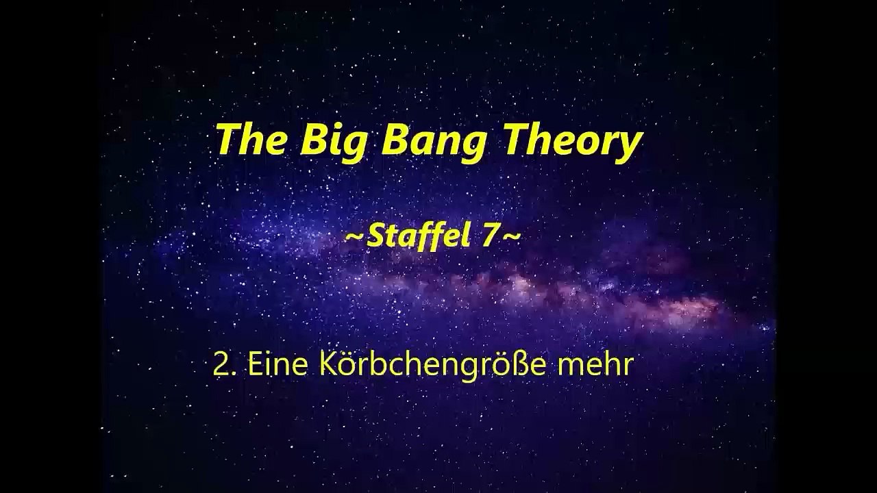 The Big Bang Theory ~Staffel 7~ F 21 - 24 ,tonspur ,einschlafen