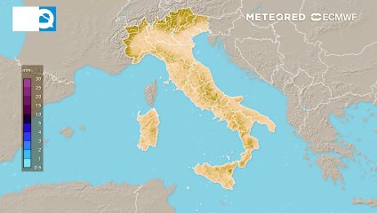 Dove pioverà in Italia nei primi giorni di settembre