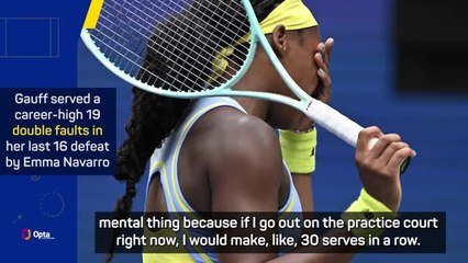 Gauff looks to serve up something new after US Open defence ended