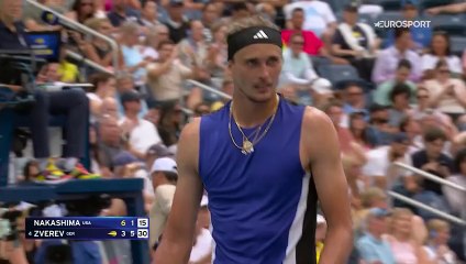 Nakashima  - Zverev - Les temps forts du match - US Open