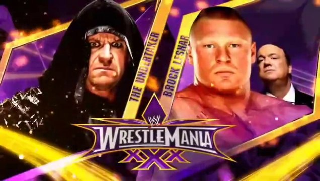 WWE WrestleMania XXX - Brock Lesnar vs The Undertaker