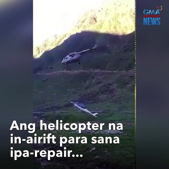 Chopper, sadyang ibinagsak ng piloto? | GMA Integrated Newsfeed